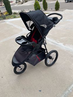 Baby Trend Jogger Stroller Black Red