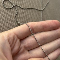 925 Sterling Silver Necklace—Length：45 CM 