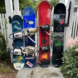 Snowboards -Package Of Four
