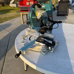 12" Dual‑Bevel Sliding Compound Miter Saw with Laser