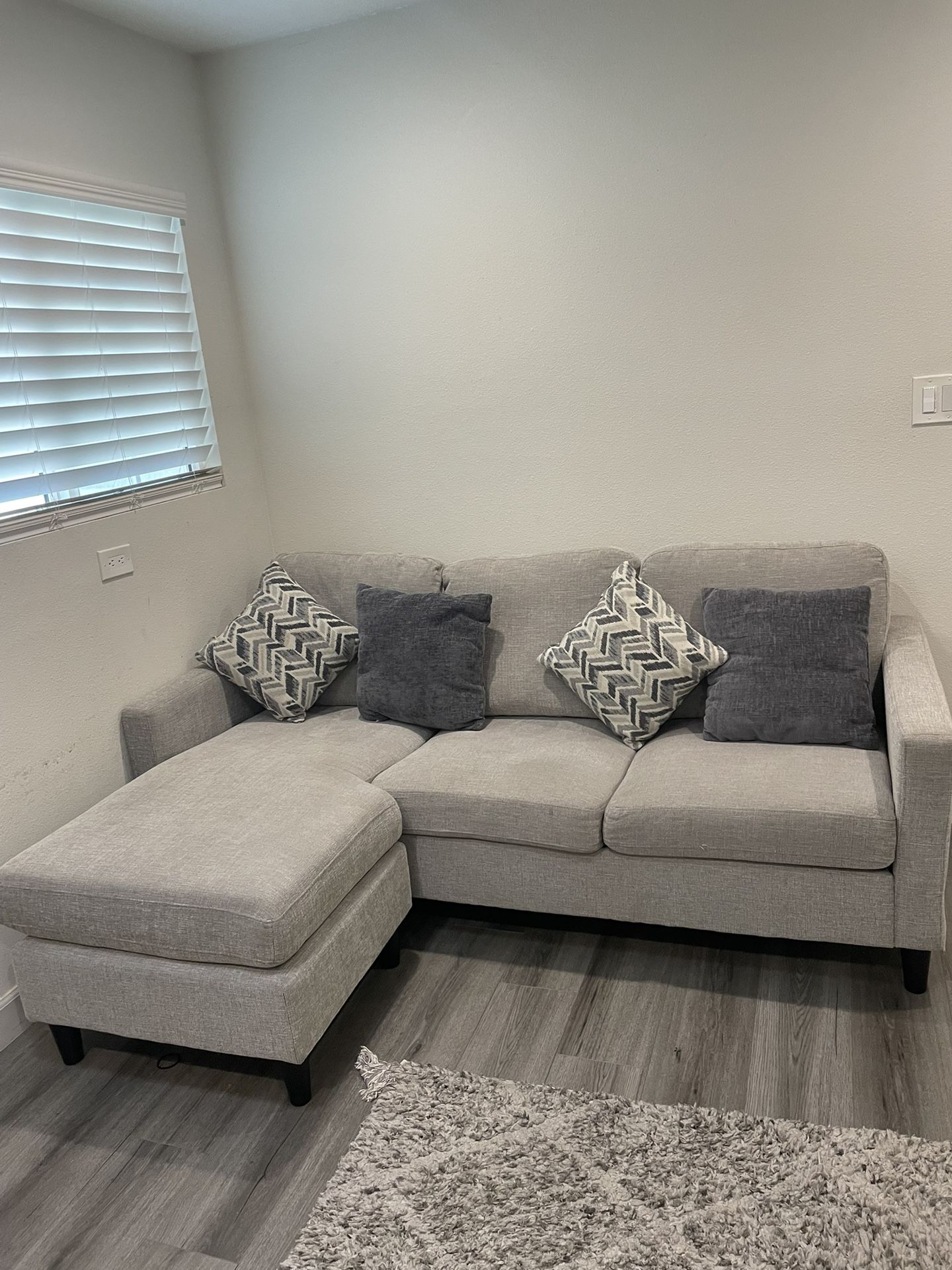 Small Light Gray Couch 200$ OBO