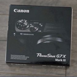 Canon PowerShot G7X Mark III