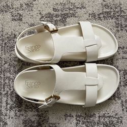 Franco Sarto Women's Bellamy Open Round Toe Strappy Sandals Size 8.5