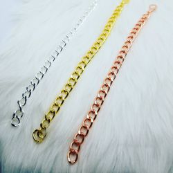 Link chain bracelets