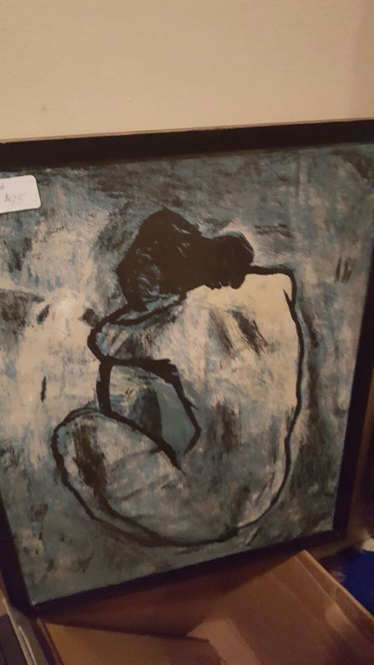 Picasso blue lady