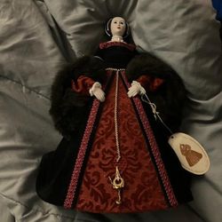 Anne Boleyn Porcelain Doll 