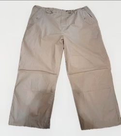 Women's Camper Pants High Rise  Crop Size 2X Khaki Pants
