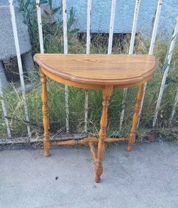 Half moon side table