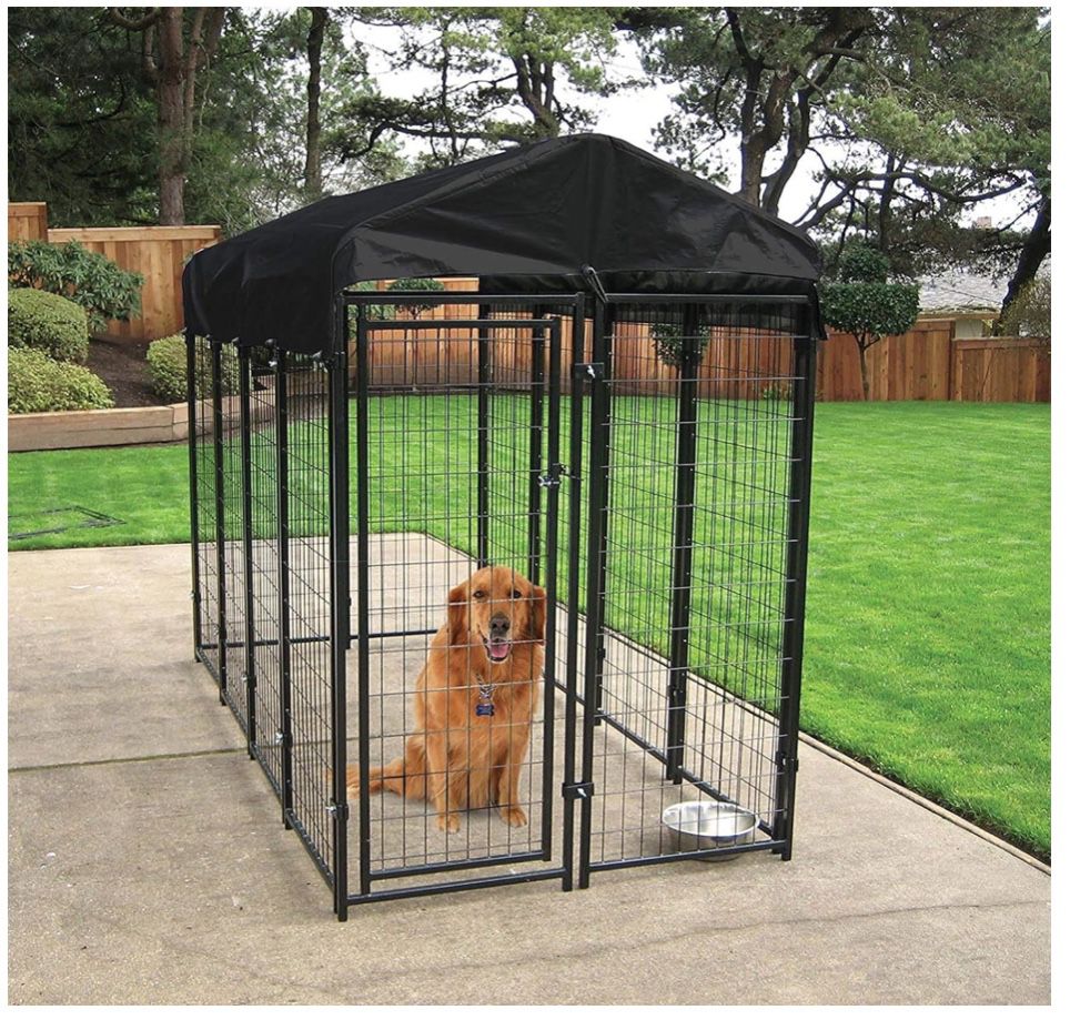 Pet Dog Kennel 8ft x 4ft x 8ft  Heavy Duty Crate 