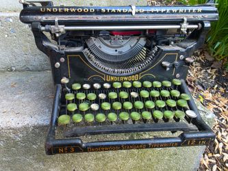 Old typewriter