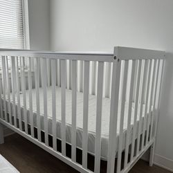 Baby Crib & Mattress 