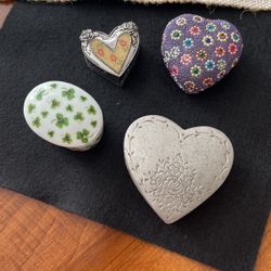 Heart Shaped Trinket Boxes