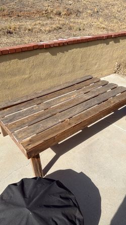 Rustic Wood sleeping bench