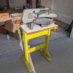 16" Ryobi Scroll Saw And Custom Stand