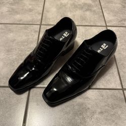 Toto Size 8 Elevator Shoes Mens Black Dress