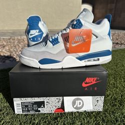 Nike Air Jordan 4 Retro Military Blue (2024) NEW/RECEIPT SIZE: 11 $220 FIRM ONLY!