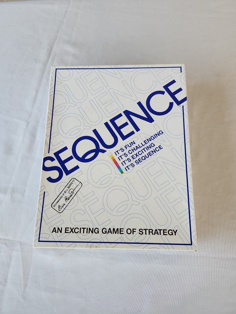 Sequence Board Game- All Pieces Like New And Accounted For