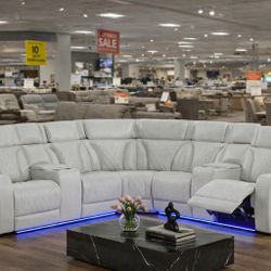 🔥 LUXURY POWER RECLINING SECTIONAL – IN STOCK! 