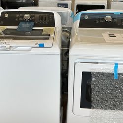 New GE Top Load Washer And Dryer - Financing Available 