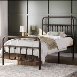 Twin Classic Iron Platform Bed