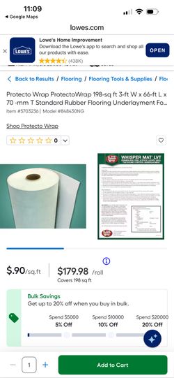 Whisper Mat Floor Underlayment