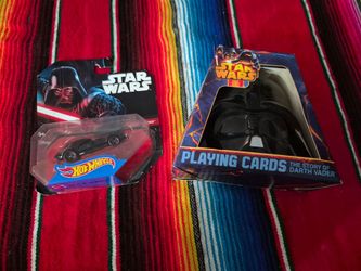 Star Wars  Darth Vader Hot Wheels Cars & Playing Cards Set10