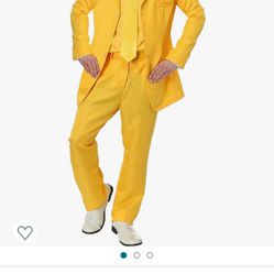 Yellow Suit Halloween Costume 