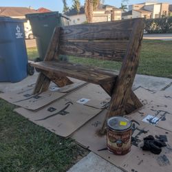 Sturdy Rustic Bench