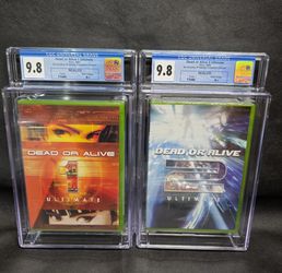 **Dead Or Alive 1 & 2** CGC Graded 9.8 A++ OG Xbox