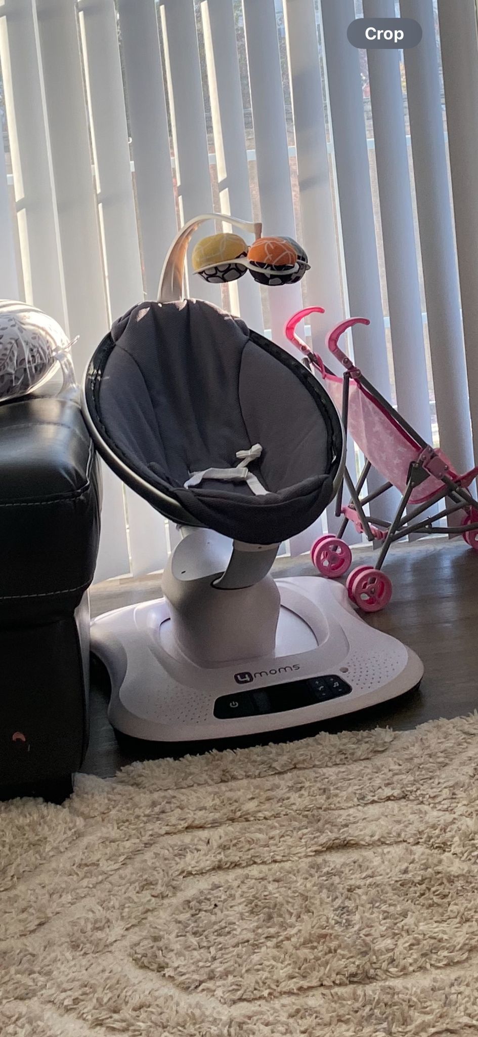 4moms mamaRoo Multi Motoion Baby Swing Smart Connectivity - Grey