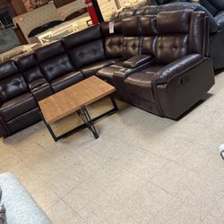 Brand new reclining couch, sectional $2000 cash only