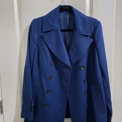 Womens Baby Alpaca Coat Size MEDIUM