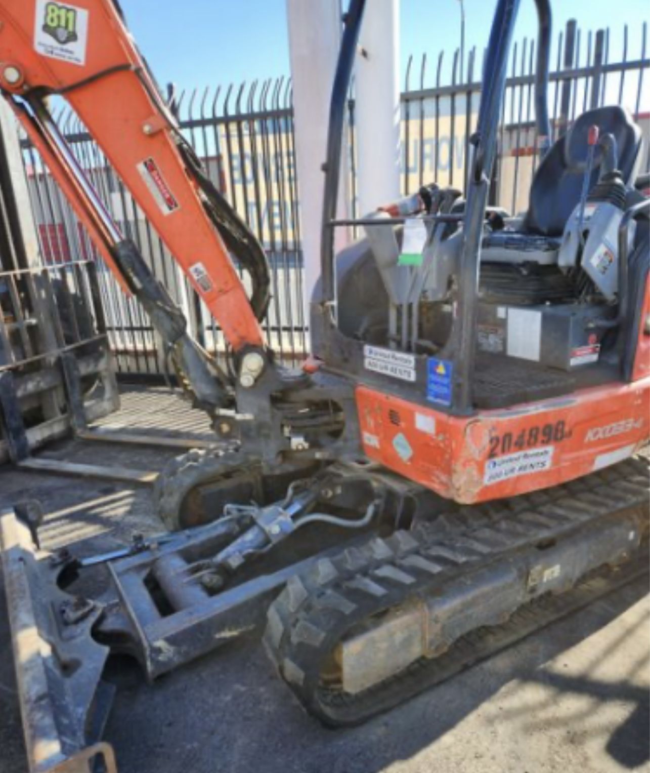 2018 Kubota KX033-4R1A Mini Excavator - $29,500
