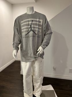 Air Jordan 11 Long Sleeve Tee Grey Sz XXXL