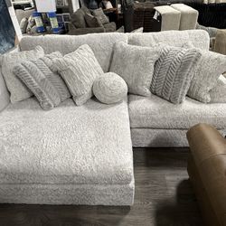Cuddle plush 2 Pc Sectional By Ashley Furniture