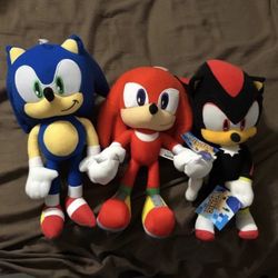 Sonic, Knuckles, Shadow Set Of 3!