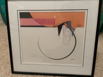 Original S.E. Mullan "Feather Chant" – Hand-Signed Ink & Prismacolor Drawing