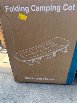 Folding camping cot