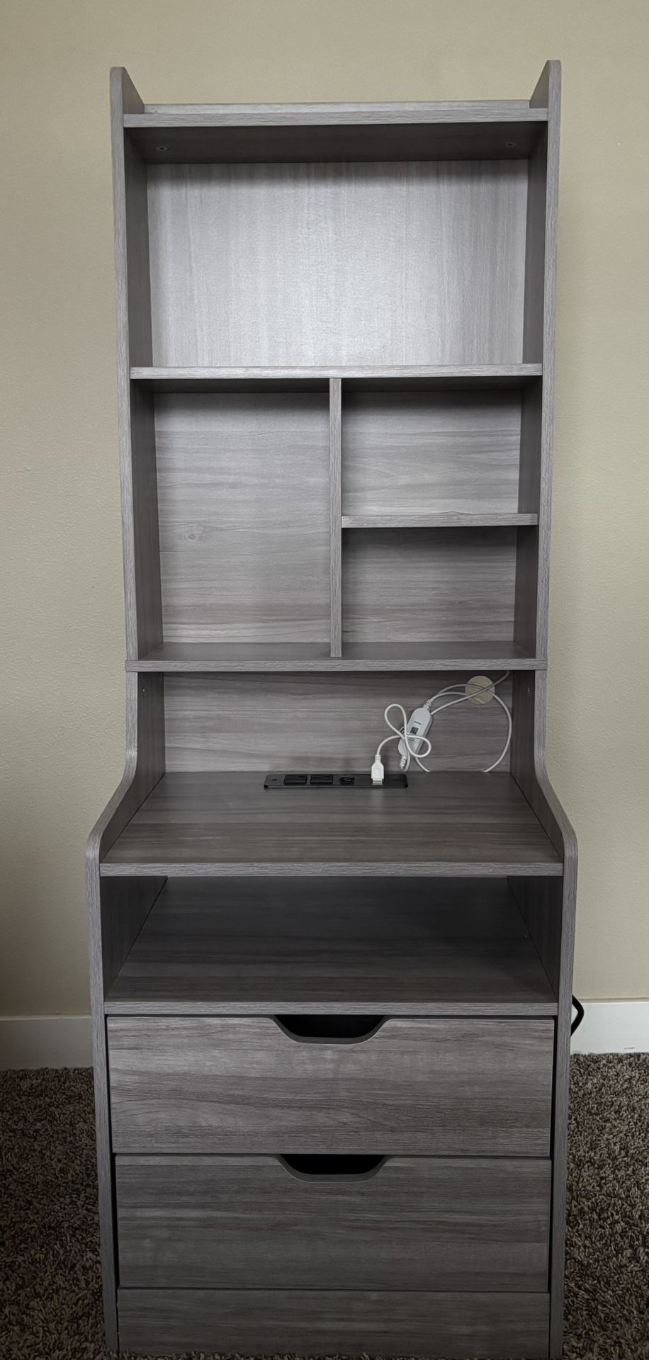 Bookcase With Storage/Controllable LED