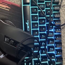 HXSJ Gaming Keyboard and Mouse(includes mousepad)