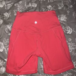 Pink Lululemon Shorts Size 4