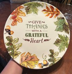 Fall Hobby Lobby Plate