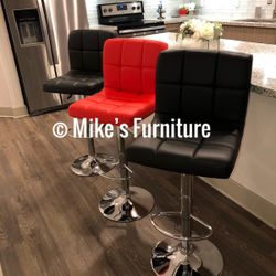 New Adjustable Bar Stools, barstools, barstool, bar stool, Sillas, Dining Chairs, chair, chairs, cadeiras (6 colors Red, Black, White, Brown, Gray, bl