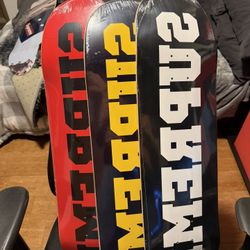 Supreme Skateboard Set