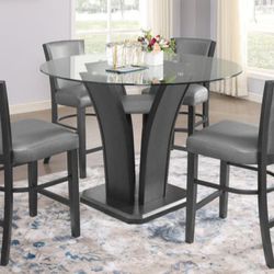 Camelia Gray/Gray Counter Height Dining Set ASK, Table, Chair, Bench, Bar Stool,  Recliner, Chair, Sleeper Sofa