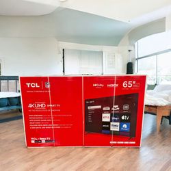 HD283 65” TcL smart 4k led Uhd tv