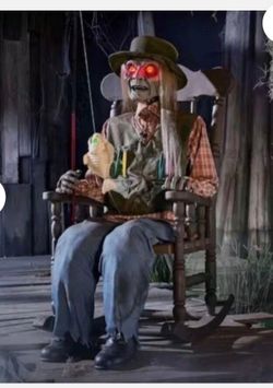 Rocking Swamp Fisherman Animatronic