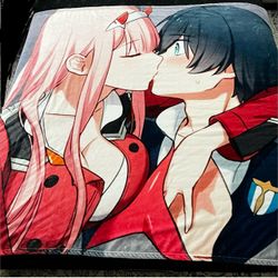 darling in the franxx throw soft  blanket