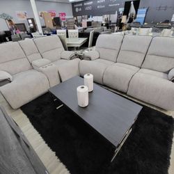 Brand New Grey Reclining Sofas $39 Down No Credit Needed