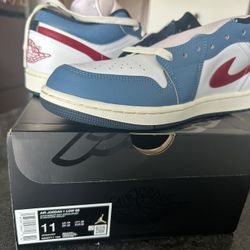 Air Jordan 1 Low SE white/armory navy-aegean storm